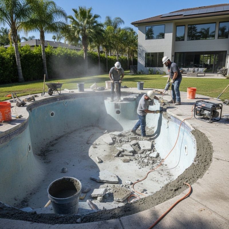 Concrete Pool Deck Repair